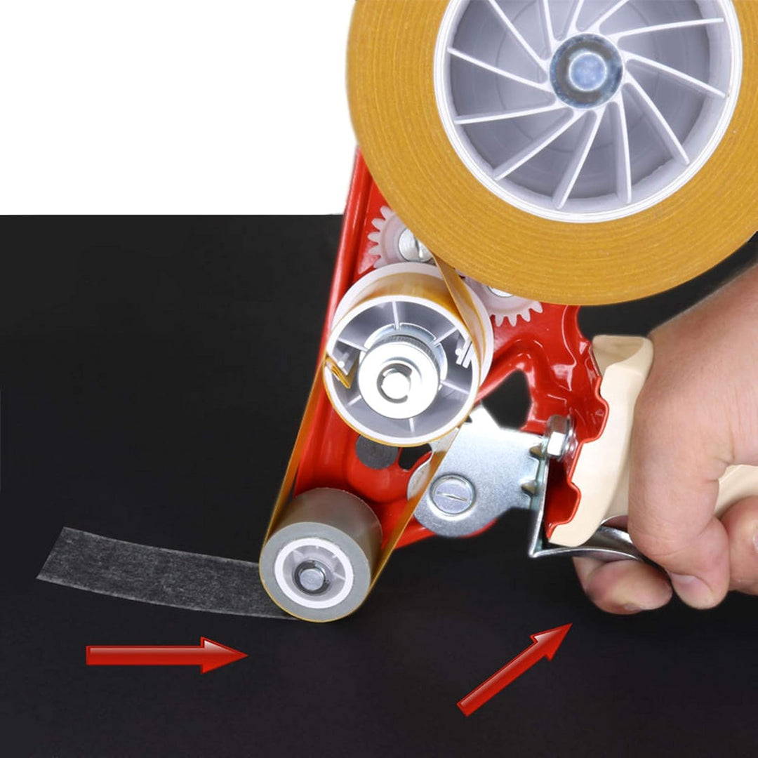 KLEBESHOP24 HANDABROLLER FÜR DOPPELSEITIGE KLEBEBÄNDER AUS PAPIERVLIES | Für reissbare doppelseitige