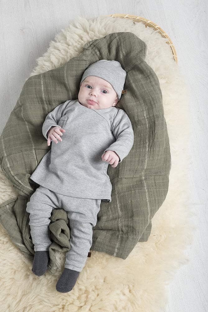 Baby's Only - Melange Baby Hose - Babybekleidung - Grösse 68 - Für Mädchen und Jungen - 100% Biologi