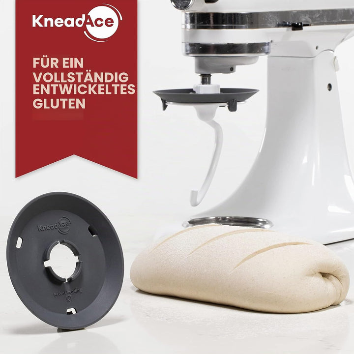 KneadAce Knethaken-Schutz für Küchenhelfer – verhindert, dass Ihr Teig hochklettert und Ihren Mixer