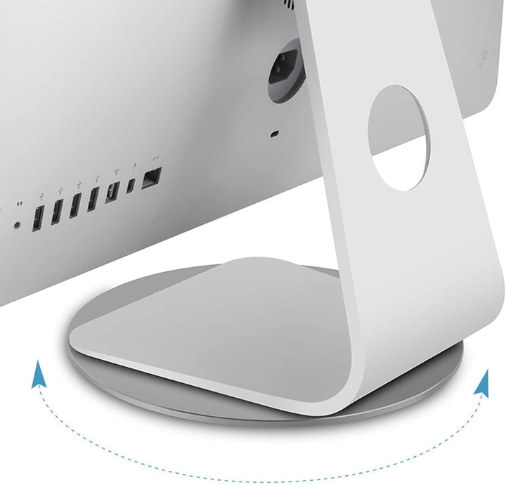 QANYEGN Drehscheibe, Rund 360° drehbare Monitor-Drehscheibe aus Aluminium für Fernseher, Lautspreche