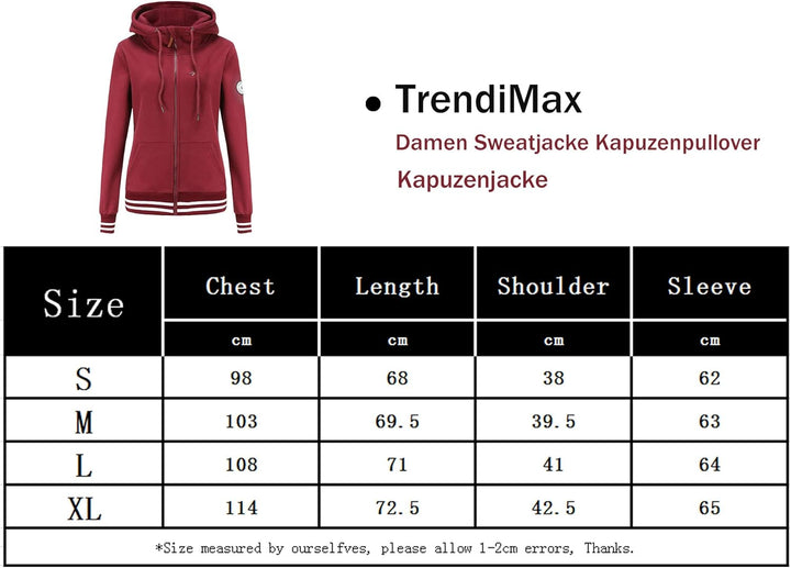 Damen Sweatjacke Kapuzenpullover Zip Hoodie Kapuzenjacke Winter Sweatshirt Jacke S Armeegrün, S Arme
