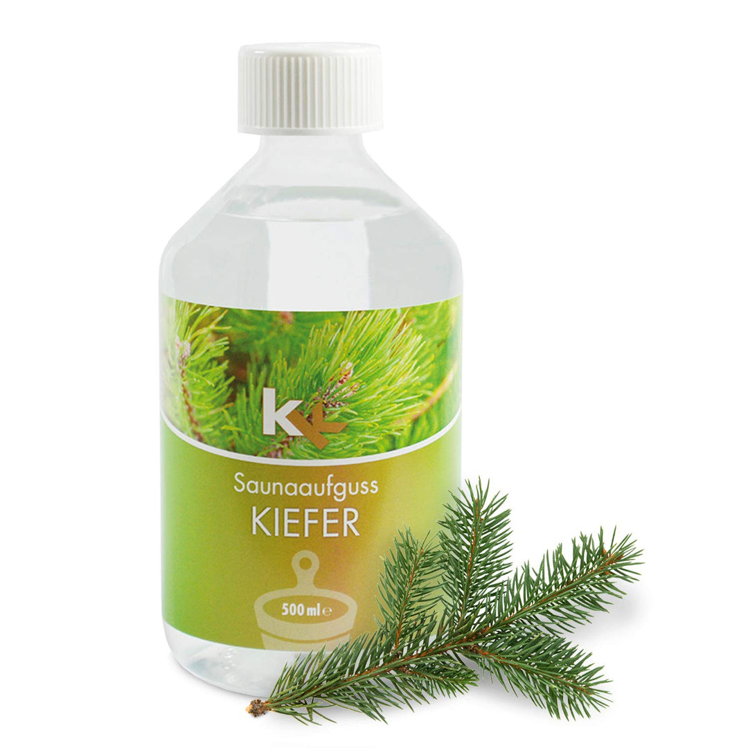KK Sauna Aufguss Konzentrate PREMIUM - Made in Germany - Duftsorte Kiefer- 500 ml Flasche - Wellness