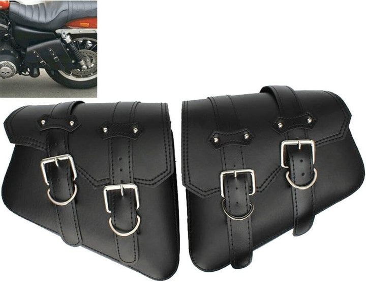Fopytu Motorrad -satteltaschen Pu Leder -werkzeugtasche Schwingungstasche Seitenbeutel Für Motorrad