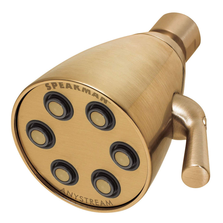 Speakman S-2252-BBZ Icon Anystream Multifunktions-Duschkopf, verstellbar, massives Messing, Gebürste