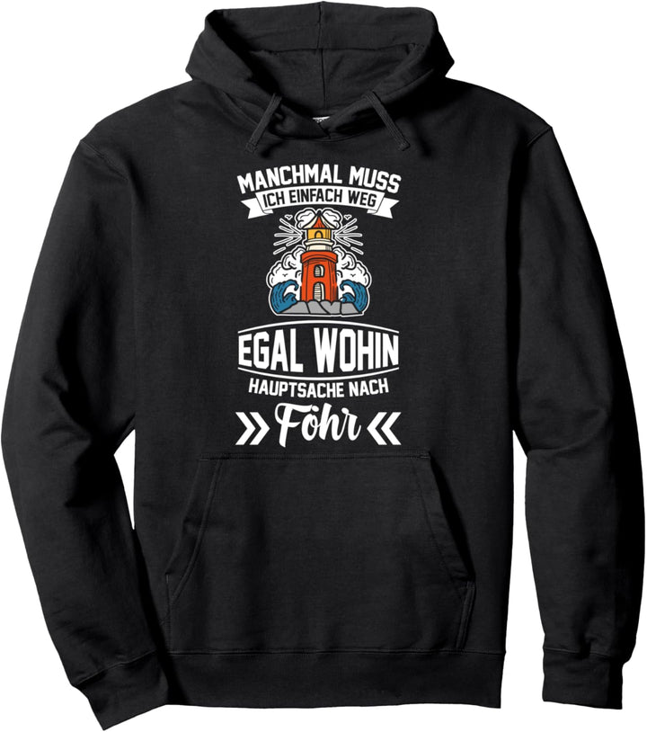 Norddeutschland Nordsee Föhr Pullover Hoodie