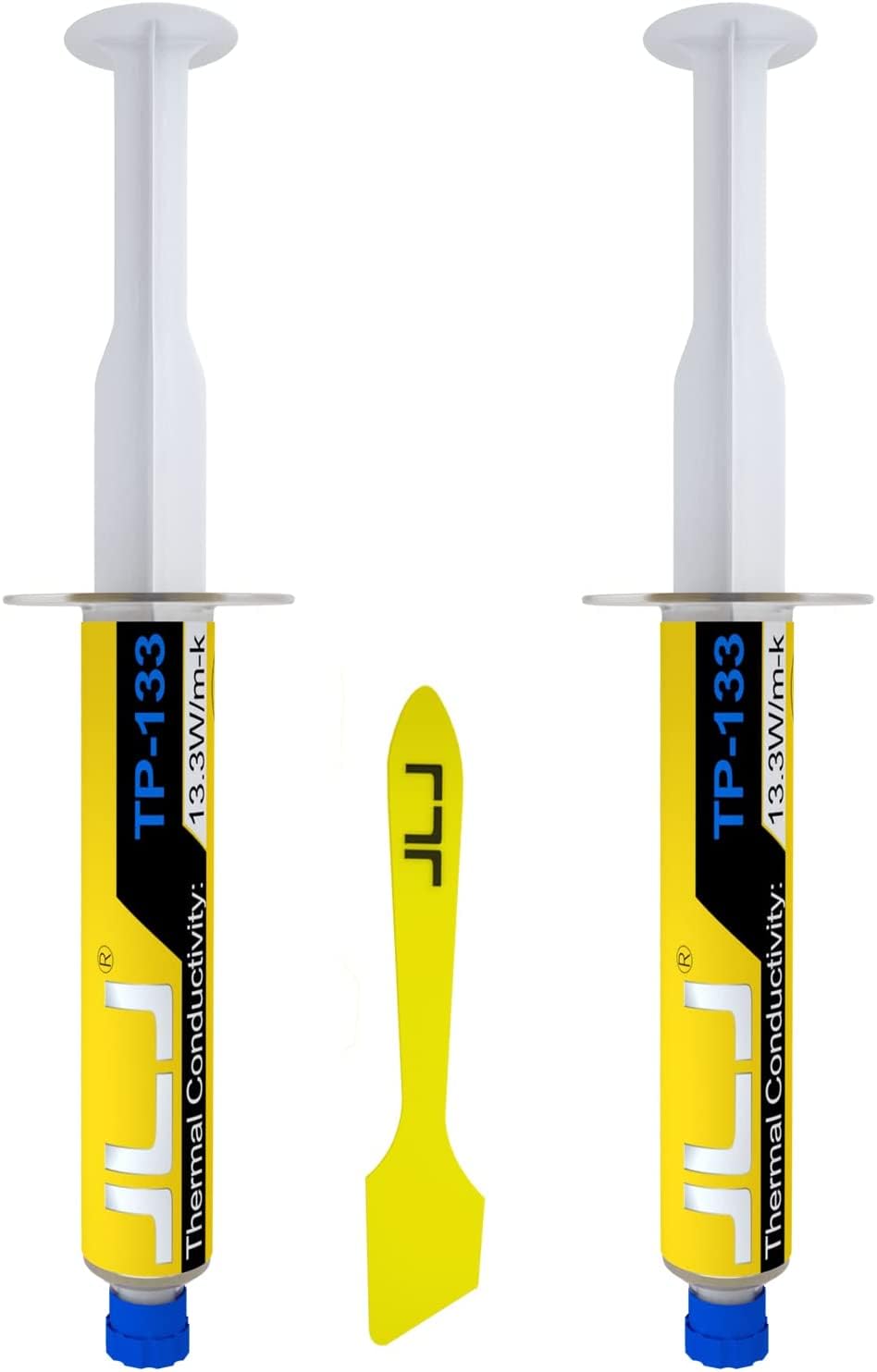 JLJ Wärmeleitpaste, 80g CPU Paste Wärmeleitpaste Kühlkörper enthalten 6 Werkzeugsätze für IC/Prozess