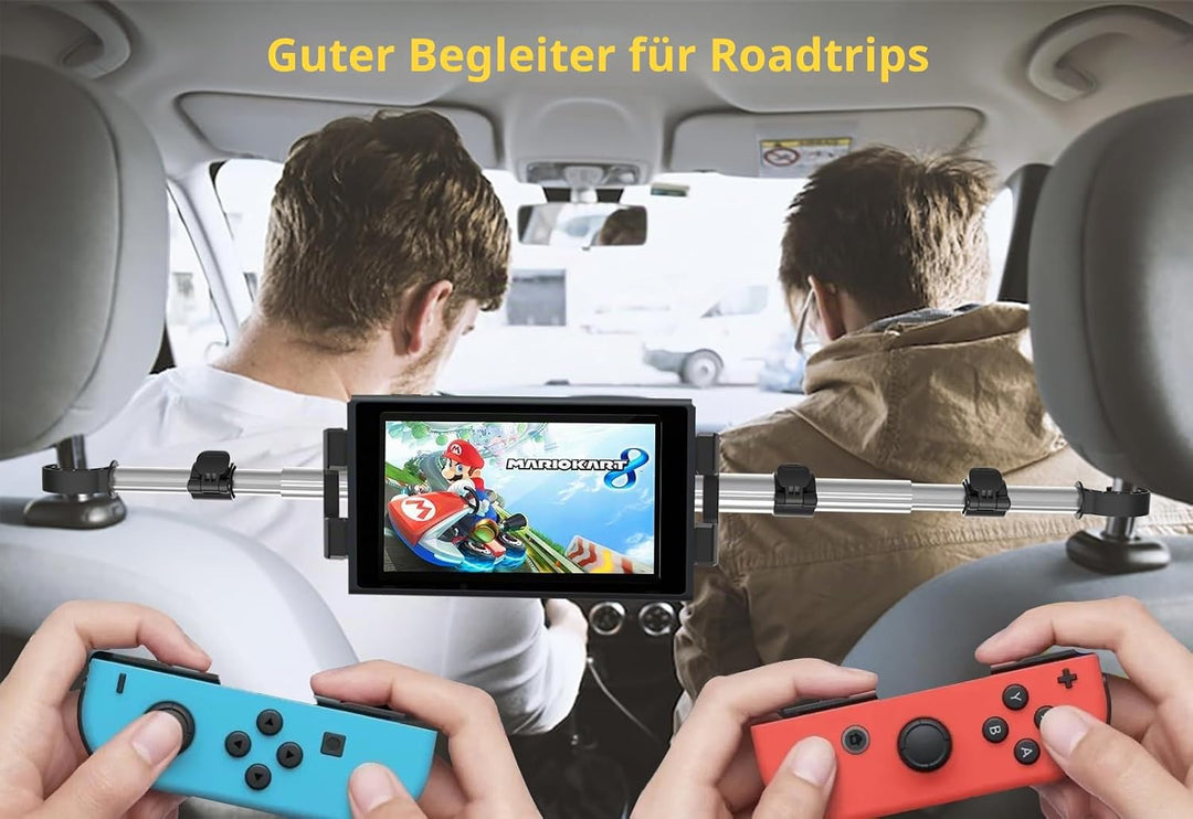 Auto Kopfstützen Tablet Halterung, woleyi Anti Shake KFZ Tablet Kopfstützenhalter mit 360° Drehbar f