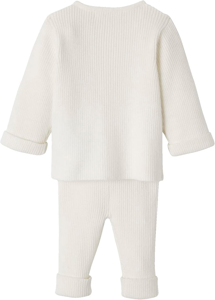 Vertbaudet Baby-Set: Jäckchen & Hose, Strick weiss 71 71 Weiss, 71 Weiss