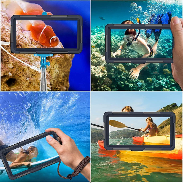 [ Upgrade] wasserdichte Handyhülle Universelle Tauchen Professionelle Handy Unterwasser Hülle Handyt