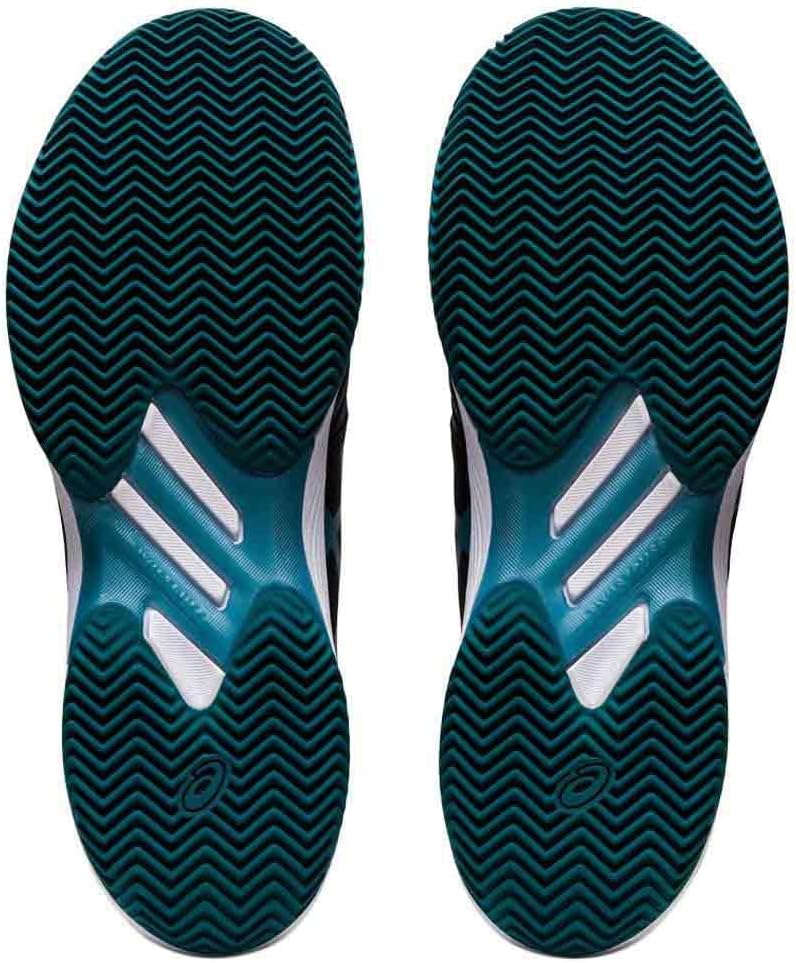 ASICS Herren Solution Swift Ff Clay Tennis Shoe 44.5 EU Black Misty Pine, 44.5 EU Black Misty Pine