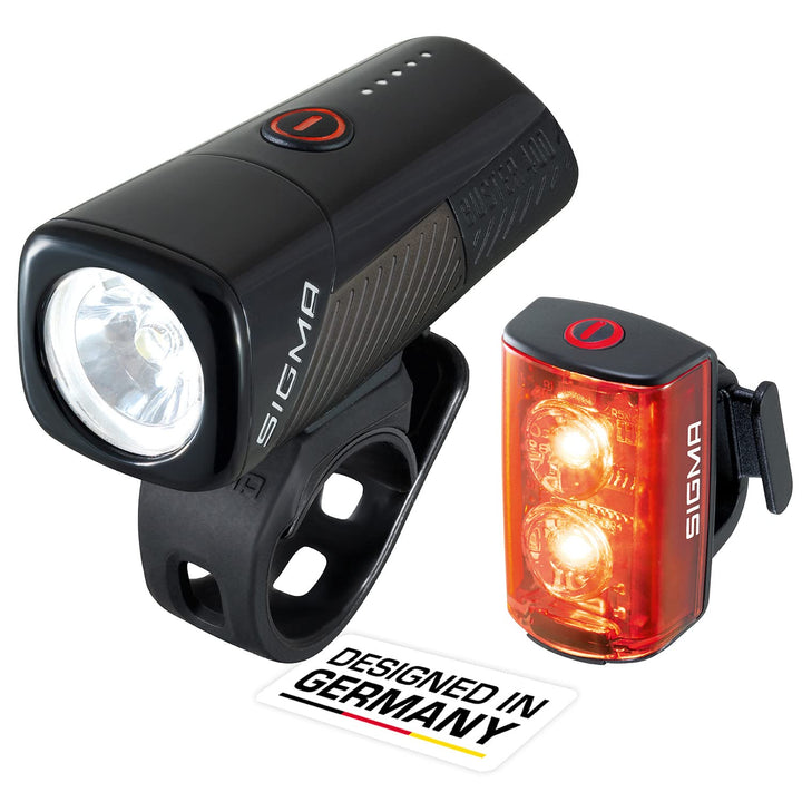 Sigma Buster 400 TR.RL 80 LED USB-Scheinwerfer-Set, Schwarz, Einheitsgrösse