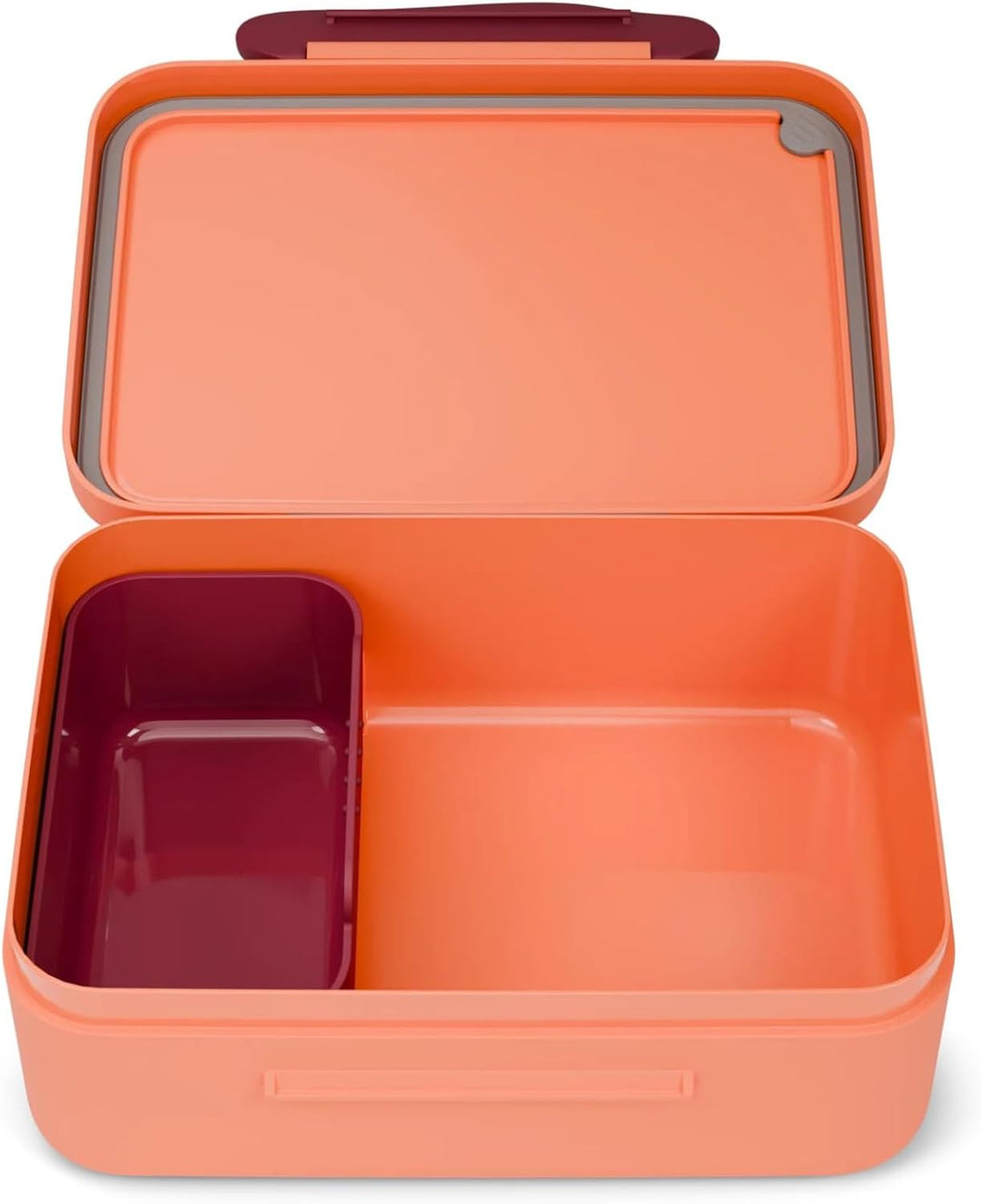 ergobag Brotdose mit Trennfach, BPA-frei, Spülmaschinenfest Tiger - Orange Tiger - Orange One Size,