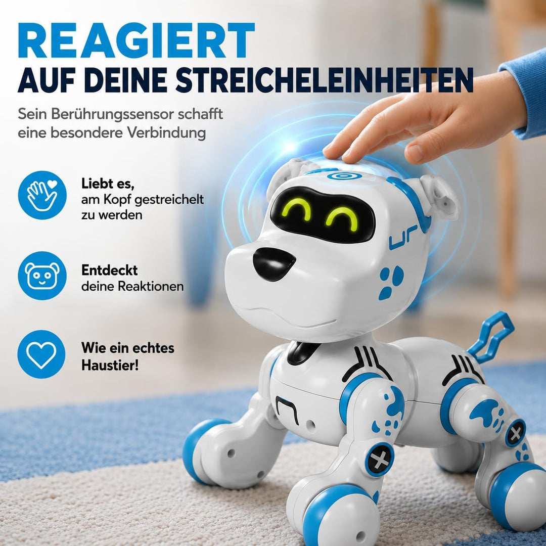 Xtrem Bots - Bobby | Roboter Hund | Roboter Hund Kinder | Roboterhund | Interaktiver Hund | Spielzeu