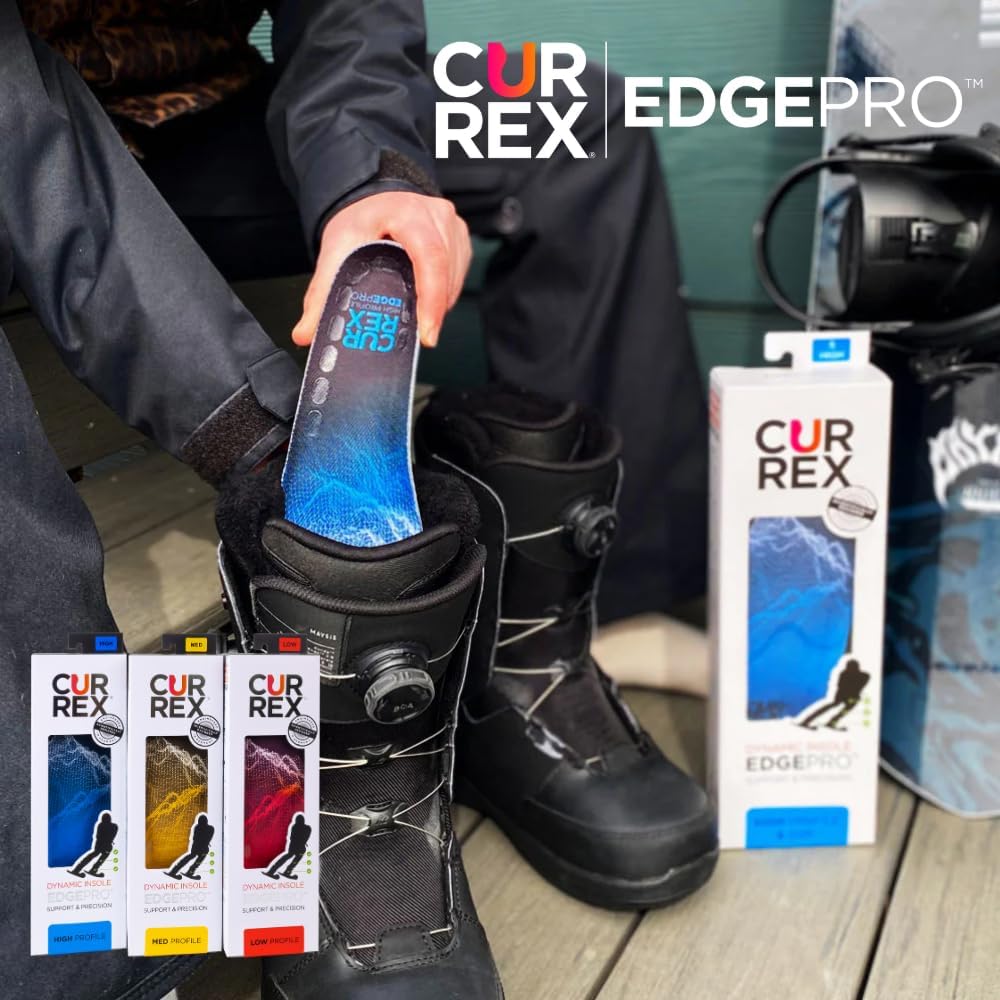 CURREX EdgePro Sohle – Deine neue Dimension des Carving. Dynamische Performance Einlegesohle für Ski