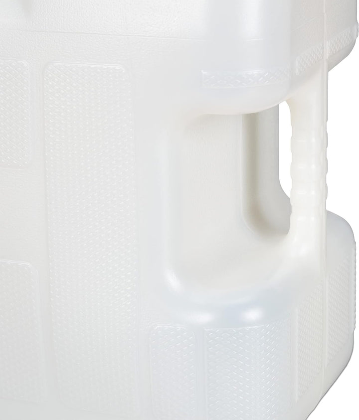 Relaxdays Wasserkanister mit Hahn, 25 Liter, Kunststoff bpa-frei, Weithals Deckel, Griff, Camping Ka