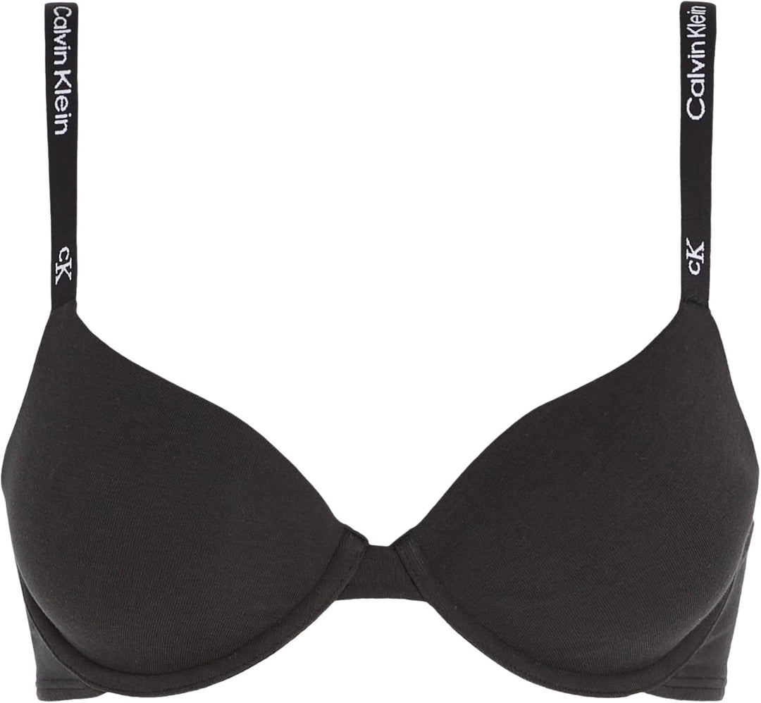 Calvin Klein Damen Demi-Cups BH Lightly Lined Leicht gefüttert 70D Schwarz (Black), 70D Schwarz (Bla
