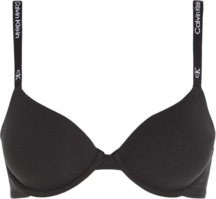 Calvin Klein Damen Demi-Cups BH Lightly Lined Leicht gefüttert 70D Schwarz (Black), 70D Schwarz (Bla