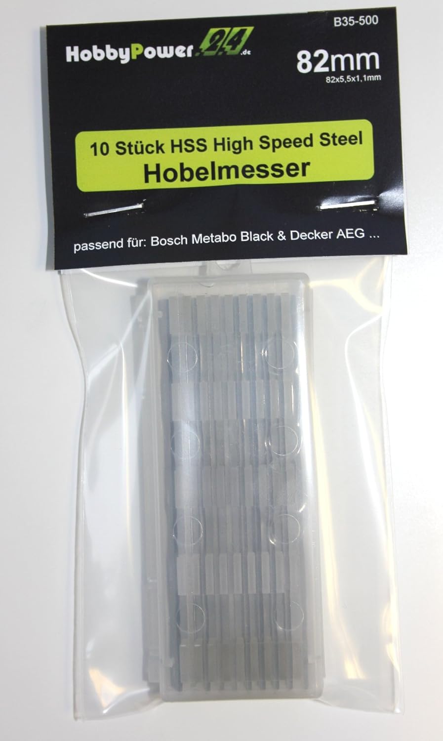 10 Stück HSS Wendemesser Hobelmesser für AEG Elektrohobel/Hobel H 500 / H 700 / H 800 / EH 450 / HTH