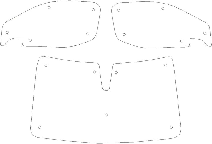 Thermomatten-Set für Opel Combo E (2018-Date) Frontset Ideal für alle Jahreszeiten geeignet, Frontse