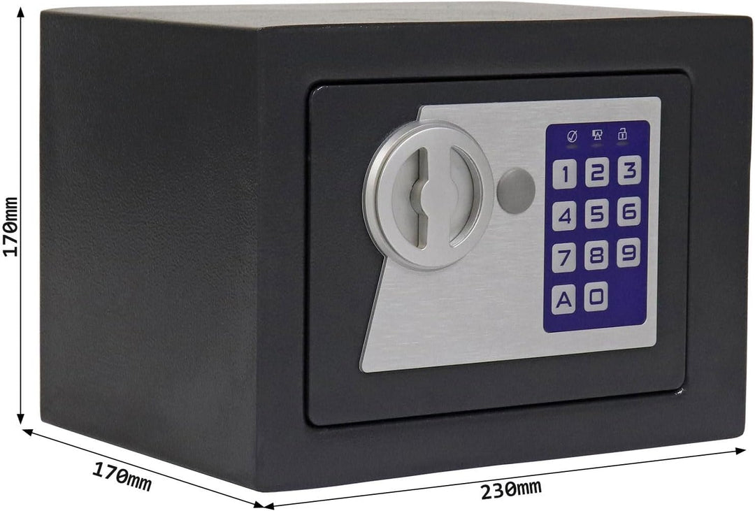 Profirst Möbeltresor Saphir 1 Elektronikschloss anthrazit, Elektronikschloss mit mechanischer Notsch