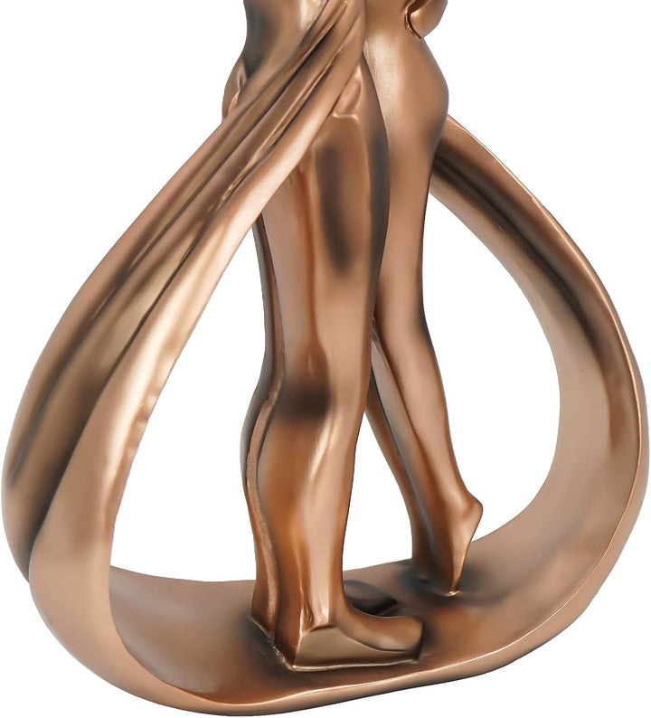 Aoneky Harz Paar Statuette - Geschenk zum Jubiläum Hochzeit - Dekorative Statue für Haus Schlafzimme