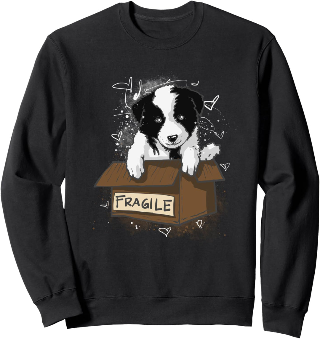 Border Collie Welpengeschenk Sweatshirt