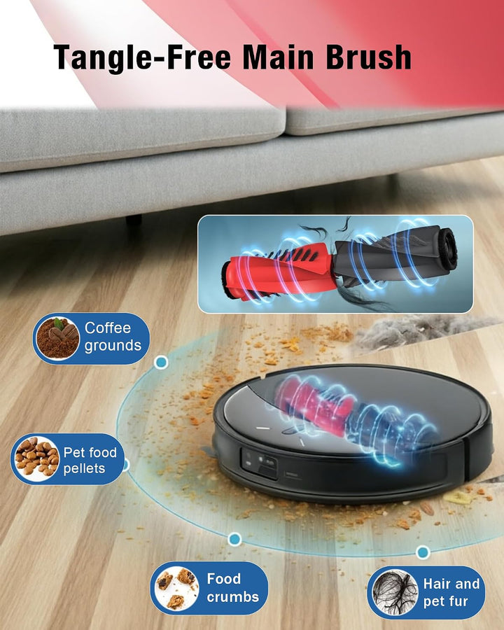 Zubehör für Roborock Qrevo S5V/Curv/Curv S5X/Curv C/Edge/Edge S5A | Ersatzteile set: 6 Staubbeutel,