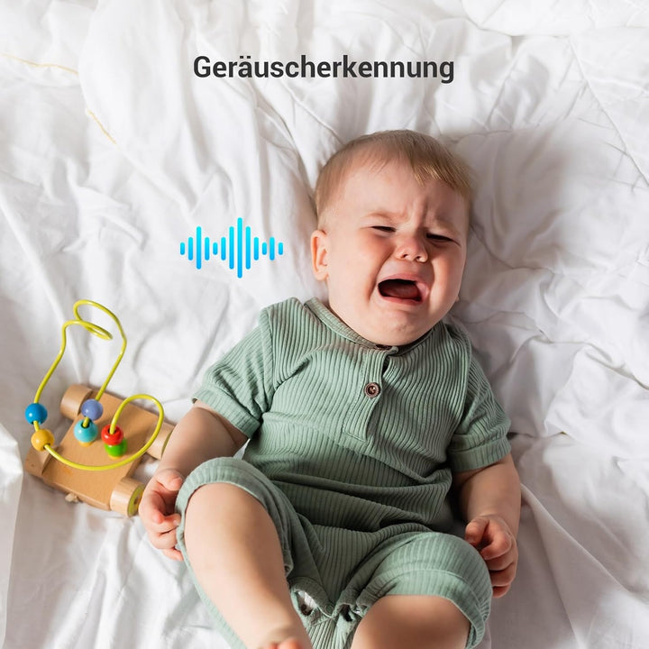 EZVIZ 4K Überwachungskamera innen, WLAN Kamera mit Personen-/Haustier-/Geräuscherkennung, automatisc