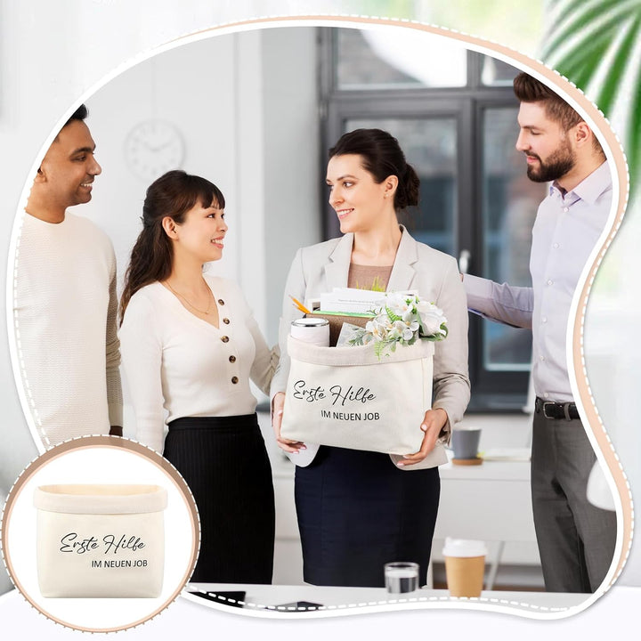 Sinmoe Erste Hilfe Tasche für den Neuer Job Abschiedsgeschenk Kollegen Jobwechsel Lustiges erster Ar
