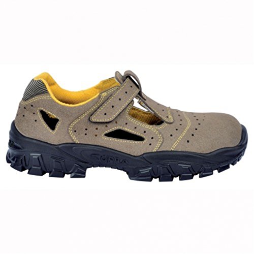 Cofra NT040-000.W37 NEW BRENTA S1 P SRC Sicherheitssandalen, Beige/Orange, Grösse 37 37 EU, 37 EU