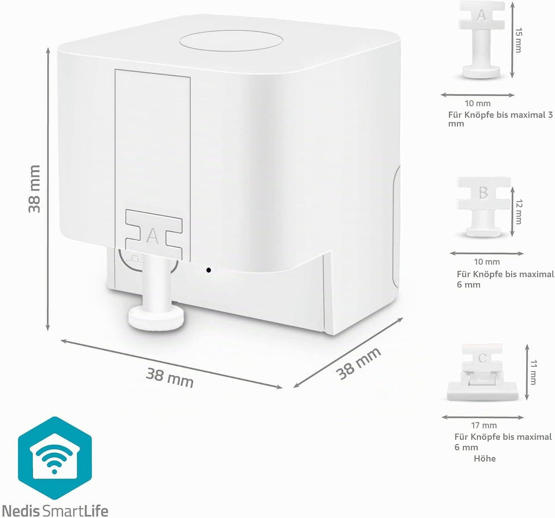 Nedis SmartLife Fingerroboter CR2 | 1000 mAh | Bluetooth® | DREI Arten von Fingern