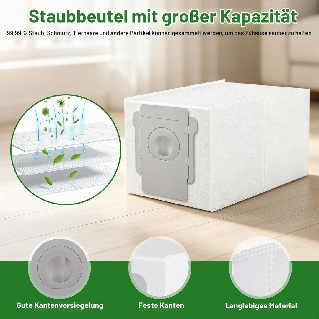Zubehör-Kit für Irobot Roomba s9+ (9550) s9 9550 Roboter-Staubsauger Ersatzteile 18 Packungen 2 Sätz