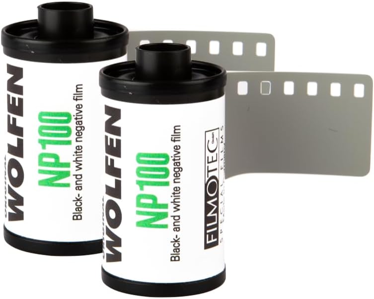 original WOLFEN (ORWO) NP100 schwarz/weiss Kleinbildfilm im Doppel Pack 2x36 Aufnahmen/Made in Germa