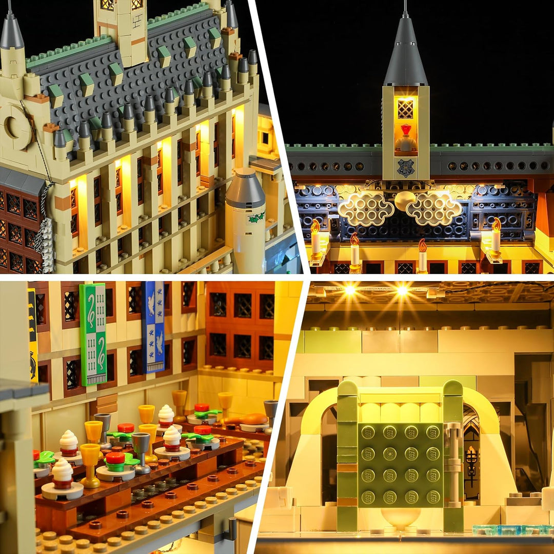 BRIKSMAX Led Licht für Lego Schloss Hogwarts: Die Grosse Halle 76435 - Compatible with Lego Harry Po