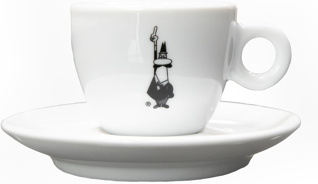 Bialetti, Tassen Mokka-Tasse, Klar, 1 Stück (2er Pack) 1 Stück (2er Pack) Mokka-Tasse, 1 Stück (2er