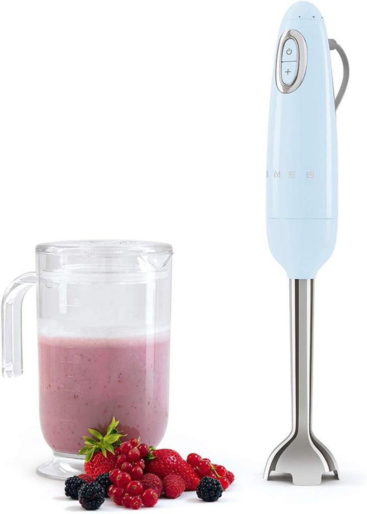 Smeg, HBF02PBEU Stabmixer, Turbo-Funktion und Flowblend-Schneidesystem, mit rutschfestem Griff, inte