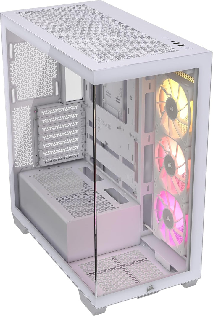 CORSAIR iCUE LINK 3500X RGB Mid-Tower ATX PC-Gehäuse - Gehärtetes Panorama-Glas - Umgekehrte Verbind