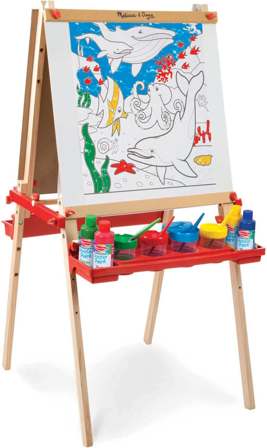 Melissa & Doug - Staffeleizubehör-Begleitset (Kunst & Bastelarbeiten, fördert die Kreativität, 25 Te