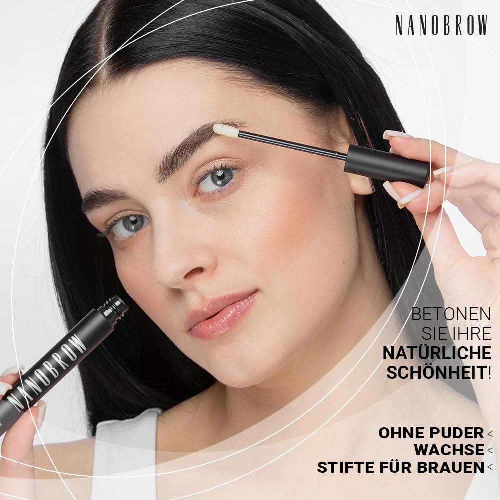 Augenbrauenserum Nanobrow Eyebrow Serum 5ml - Beschleunigung des Augenbrauenwachstums, dichte und st