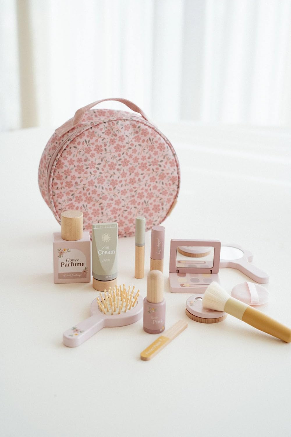 Little Dutch 2515 Holz Spielset Beautycase Schminkkoffer - rosa