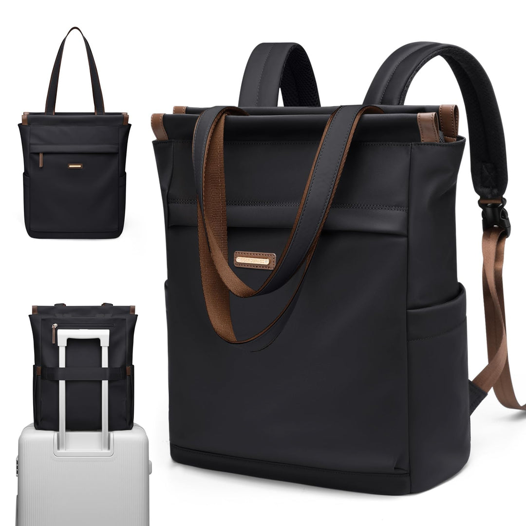 GOLF SUPAGS Convertible Notebook Handtasche, Laptop Rucksack für Damen mit Laptopfach, 15.6 Zoll Sty