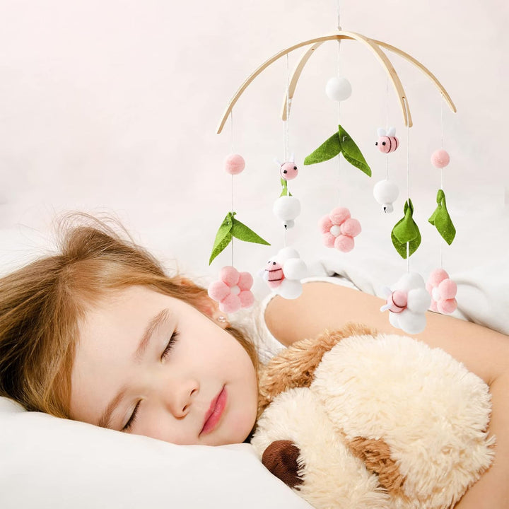 Babybett Mobile Windspiel 3D Honigbiene Hängende Bettglock Baby Mobile Holz Ornament Neugeborenen Mä