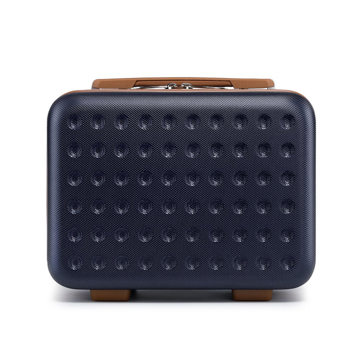 KONO Kosmetikkoffer Schminkkoffer Koffer Beauty Case 31 x 22 x 18 cm,Blau Blau Beauty Case (31 cm),