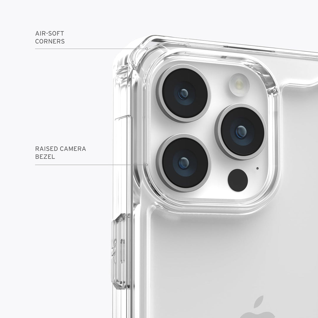 URBAN ARMOR GEAR Plyo Hülle kompatibel mit Apple iPhone 15 Pro Max [Wireless Charging kompatibles Co