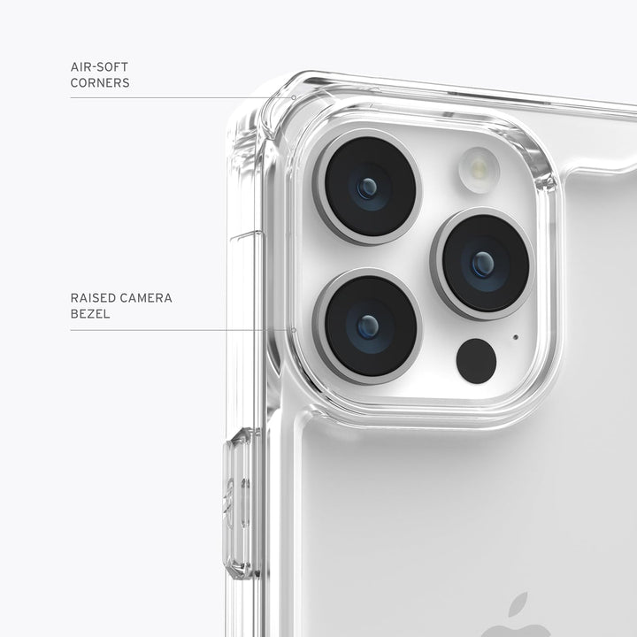 URBAN ARMOR GEAR Plyo Hülle kompatibel mit Apple iPhone 15 Pro Max [Wireless Charging kompatibles Co