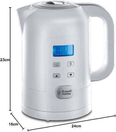 Russell Hobbs Wasserkocher mit Temperatureinstellung Digital [25°-100°C, u.a. für Babynahrung, Soll