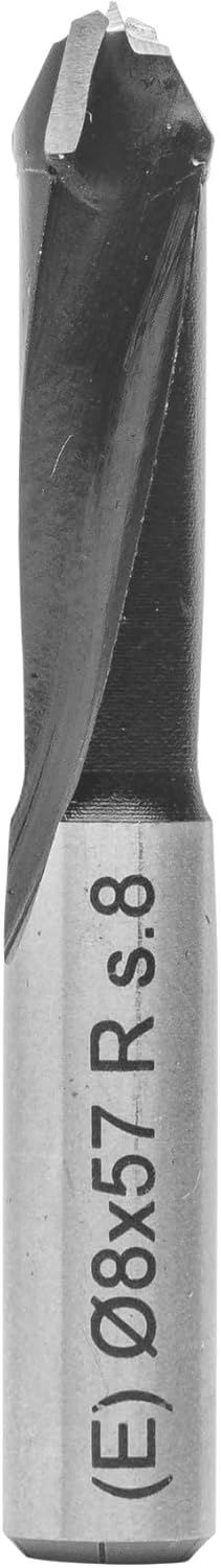 ENT 24002 Dübelbohrer HW, Schaft (S) 8 mm, Durchmesser (D) 8 mm, NL 30 mm, SL 27 mm, L 57 mm, spezie