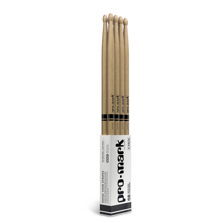 ProMark Drumsticks - Schlagzeug Sticks - Schlagzeugsticks - Klassischer Vorwärts 5B Hickoryholz, Ova