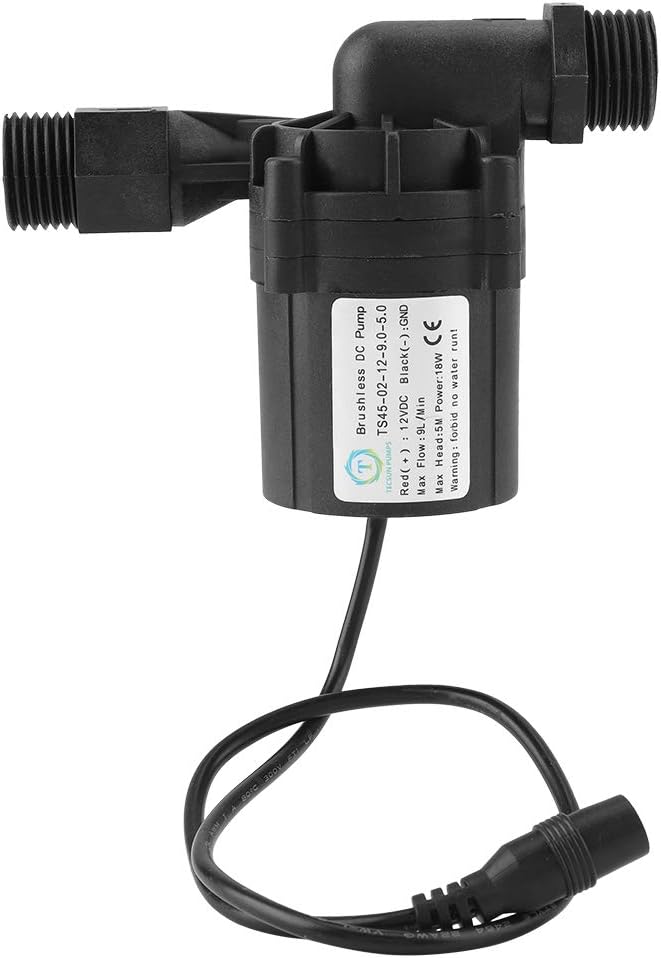 Zerodis Bierpumpe DC 12V 18W Pump Homebrew Pumpenzirkulation Brushless Bierpumpen für das Bierbrauen