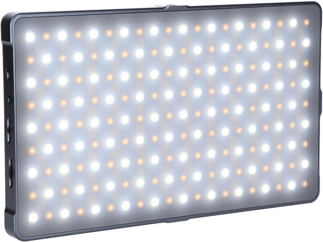 Rollei Lumis Slim LED M RGB LED-Dauerlicht, Videoleuchte mit 276 LED´s,3200K-5600K,18.5 W, 21 Effekt